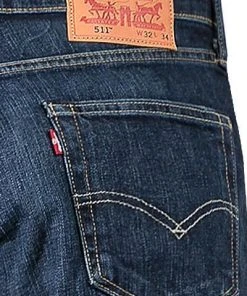 Angebote ⌛ Levi's® 511 Slim Fit blau 04511/0709 💯 Jeans 511, Baumwoll-Stretch 5oz, Dunkelblau ✨ -Jeans Verkaufsgeschäft 179671 norm3