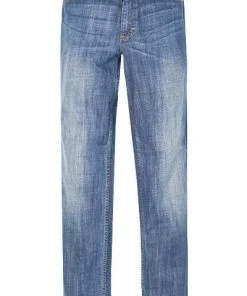 Angebote 😉 MUSTANG Jeans Tramper 111/5387/535 Slim Fit, Baumwoll-Stretch, Jeansblau, Denim 🔥