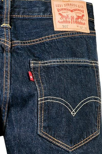 Billig 🧨 Levi's® 501 Original Fit onewash 00501/0101 😍 Jeans 501, Baumwolle, Dunkelblau ⌛ 4 Billig 🧨 Levi's® 501 Original Fit onewash 00501/0101 😍 Jeans 501, Baumwolle, Dunkelblau ⌛ – Bild 4