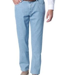 Coupon ⌛ HILTL 🎉 Jeans Kid 74848/66200/47 Contemporary Fit, Baumwoll-Stretch, Hellblau ❤️