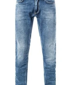 Aktion 😉 GAS 🌟 Jeans 351287 030879/WK22 Slim Fit, Baumwoll-Stretch 12oz, Hellblau, Bluedenim ✨