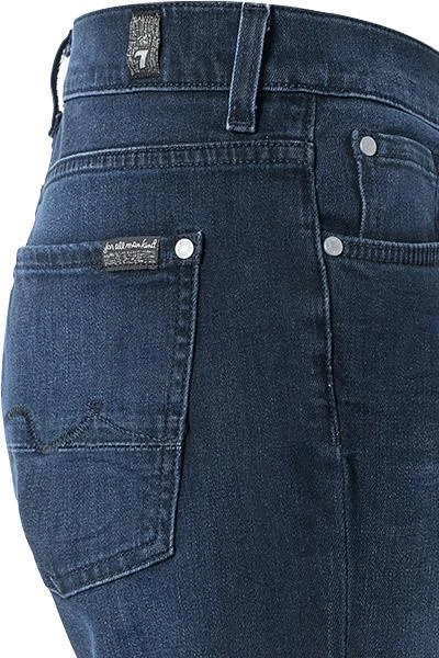 Billig ✨ 7 for all mankind Jeans Standard blau SMNR460AI Regular Fit, Baumwolle T400®, Indigo 👏 3 Billig ✨ 7 for all mankind Jeans Standard blau SMNR460AI Regular Fit, Baumwolle T400®, Indigo 👏 – Bild 3