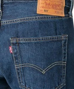 Budget ⭐ Levi's® 501 Original Fit sponge st 00501/2698 🌟 Jeans 501, Baumwoll-Stretch, Dunkelblau ✔️ -Jeans Verkaufsgeschäft 299793 norm3
