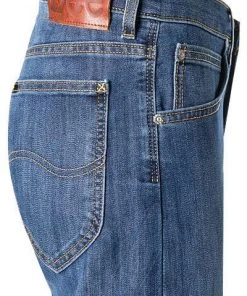 Großhandel ⭐ Lee Daren Zip Fly Tru Blue L707ACHJ ✔️ Jeans Daren, Regular Fit, Baumwolle, Blau 😍 -Jeans Verkaufsgeschäft 302115 norm3