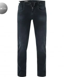 Bestes Angebot ⌛ Replay Anbass Jeans M914.000.661 S03/007 🌟 Jeans Anbass, Slim Fit, Baumwoll-Stretch 12oz, Nachtblau ✔️