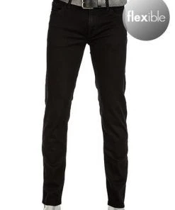 Brandneu 😀 Alberto Regular Fit Pipe 48191572/997 🎉 Jeans Pipe, Regular Slim Fit, Baumwolle T400® 10oz, Schwarz ✨