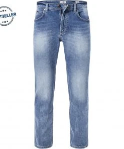 Schlussverkauf 😍 bugatti Jeans 3280D/16641/326 Regular Fit, Baumwoll-Stretch, Blau, Hellblau 🌟