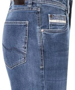 Brandneu ✨ bugatti 🌟 Jeans 3919D/12/344 Modern Fit, Baumwoll-Stretch, Mittelblau ⭐ -Jeans Verkaufsgeschäft 321708 norm3