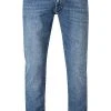 Billig ⌛ Wrangler Jeans Larstone blue fire W18SV777W Slim Tapered, Baumwoll-Stretch, Mittelblau 🔔