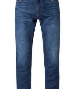 Auslauf 🎁 Wrangler Jeans Greensboro for real W15QCJ027 Regular Straight, Baumwoll-Stretch, Dunkelblau ⭐