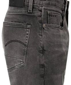 Schlussverkauf ✔️ G-STAR 🥰 Jeans 3 Slim 51001-B479/A800 💯 Jeans 3301, Slim Fit, Baumwoll-Stretch, Anthrazit ✔️ -Jeans Verkaufsgeschäft 329599 norm3