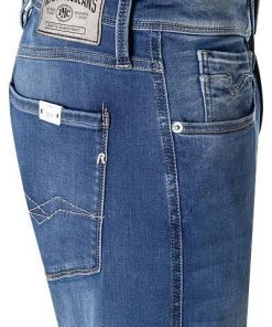 Schlussverkauf 🎉 Replay Jeans Anbass M914.000.41A 504/009 Slim Fit, Baumwoll-Stretch, Mittelblau, Blau 🎉 -Jeans Verkaufsgeschäft 330455 norm3
