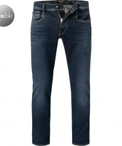 Besorgen 🧨 Replay Jeans Anbass M914Y. 000.661 04D/007 Slim Fit, Baumwoll-Stretch 11,5 oz, Indigo, Dunkelblau 💯