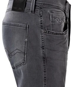 Angebote 🛒 Replay Jeans Anbass M914Y .000.661 03G/010 Slim Fit, Baumwoll-Stretch, Dunkelgrau, Stahlgrau ✔️ -Jeans Verkaufsgeschäft 334113 norm3