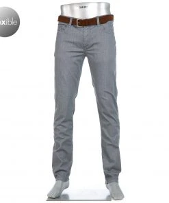 Auslauf 😀 Alberto Regular Fit Pipe-PBJ DS 68671960/960 Jeans Pipe, Regular Slim Fit, Baumwoll-Stretch 9oz, Grau ❤️