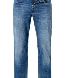 Großhandel ⌛ Pepe 🧨 Jeans Kingston Zip PM200143HB3/000 Relaxed Fit, Baumwoll-Stretch, Mittelblau 🧨