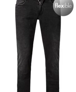 Rabatt ✔️ Replay 😍 Jeans Anbass M914.000.661 E01/098 Slim Fit, Baumwoll-Stretch11,5oz, Schwarz ⭐