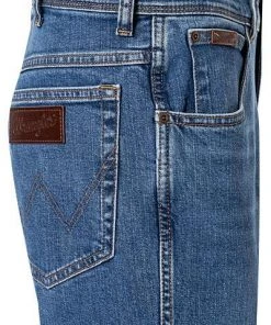 Großhandel 🤩 Wrangler Jeans Texas Slim W12ST112E Slim Fit, Baumwoll-Stretch, Jeansblau ✔️ -Jeans Verkaufsgeschäft 340083 norm3