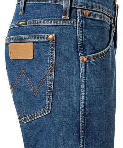 Aktion ✔️ Wrangler ✨ Jeans 11MWZ W1MZUH3 Baumwoll-Stretch, Denimblau ✔️ -Jeans Verkaufsgeschäft 342000 norm3
