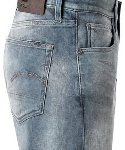 Besorgen ❤️ G-STAR Jeans 3 Slim 51001-B604/A805 😍 Jeans 3301, Slim Fit, Baumwoll-Stretch, Graublau ❤️ -Jeans Verkaufsgeschäft 344447 norm3