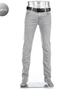 Großhandel 🎁 Alberto Regular Fit Pipe DS 64571978/960 Jeans Pipe, Baumwolle T400® 9oz, Hellgrau, Grau ✨