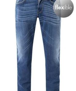 Neu 👏 Replay Jeans Anbass M914Y.000.661 A06/009 Slim Fit, Baumwoll-Stretch 11,5oz, Mittelblau, Blau 😍