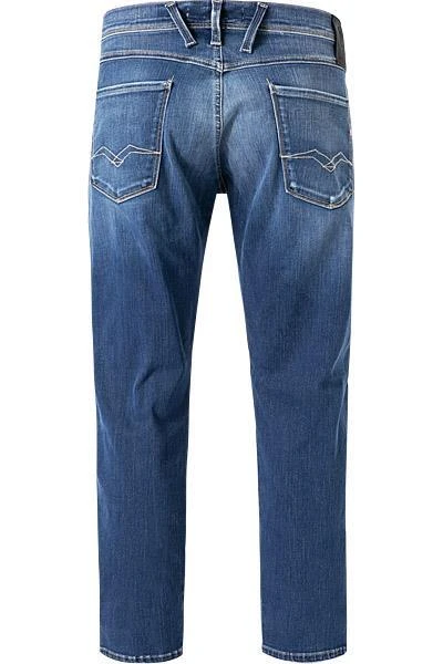 Neu 👏 Replay Jeans Anbass M914Y.000.661 A06/009 Slim Fit, Baumwoll-Stretch 11,5oz, Mittelblau, Blau 😍 2 Neu 👏 Replay Jeans Anbass M914Y.000.661 A06/009 Slim Fit, Baumwoll-Stretch 11,5oz, Mittelblau, Blau 😍 – Bild 2