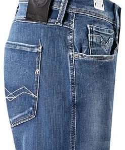 Neu 👏 Replay Jeans Anbass M914Y.000.661 A06/009 Slim Fit, Baumwoll-Stretch 11,5oz, Mittelblau, Blau 😍 6 Neu 👏 Replay Jeans Anbass M914Y.000.661 A06/009 Slim Fit, Baumwoll-Stretch 11,5oz, Mittelblau, Blau 😍 -Jeans Verkaufsgeschäft 348462 norm3