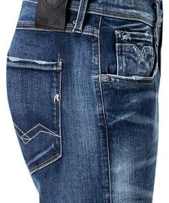 Budget ⌛ Replay 🎁 Jeans Anbass M914Y.000.661 A04/007 Slim Fit, Baumwoll-Stretch 11,5oz, Dunkelblau ⌛ -Jeans Verkaufsgeschäft 348463 norm3