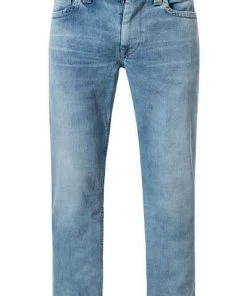Bester Verkauf ⌛ Pepe Jeans Kingston Zip denim PM200143NA3/000 Relaxed Fit, Baumwoll-Stretch, Hellblau ❤️