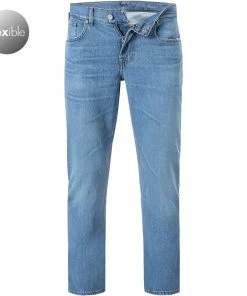 Aktion 😉 7 for all mankind Jeans Slimmy blue JSMXB170LB Mikrofaser, Hellblau 😍