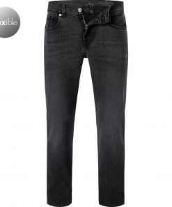 Neu ⌛ 7 for all mankind 💯 Jeans Slimmy grey JSMXB180WB Slim Fit, Mikrofaser, Dunkelgrau ✨