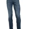 Billig 🔔 Alberto Tapered Fit Robin DS Coloured 61871287/890 Jeans Robin, Baumwoll-Stretch 11oz, Navy ❤️