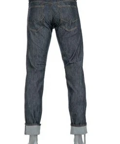 Brandneu 🔥 Alberto Tapered Fit Slipe Japan Denim 69471268/899 Jeans Slipe, Baumwoll-Stretch 11oz, Marineblau, Marine ⭐ -Jeans Verkaufsgeschäft 352646 norm3