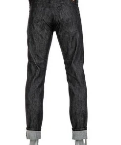 Bestpreis ❤️ Alberto Tapered Fit Slipe Japan Denim 69471268/999 Jeans Slipe, Baumwoll-Stretch 11oz, Schwarz 🎉 -Jeans Verkaufsgeschäft 352647 norm3