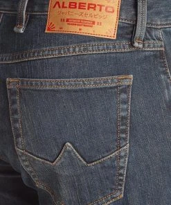 Top 10 ✔️ Alberto Tapered Fit Slipe Japan Denim 69491268/890 Jeans Slipe, Baumwolle 11,5oz, Navy 🔔 -Jeans Verkaufsgeschäft 354640 norm6