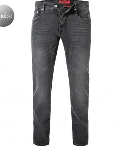 Blitzangebot ⌛ Pierre Cardin ⌛ Jeans Lyon 30915/000/07711/01 Tapered Fit, Baumwoll-Stretch, Dunkelgrau, Grau ✔️