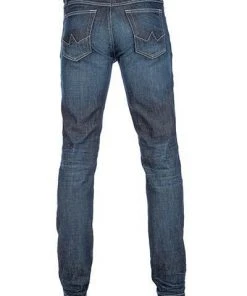 Bestes Angebot ❤️ Alberto Tapered Fit Slipe Dry Indigo 68371274/895 🔥 Jeans Slipe, Baumwoll-Stretch 11oz, Navy ⭐ -Jeans Verkaufsgeschäft 357490 norm3