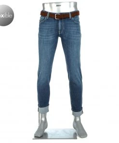 Brandneu 👍 Alberto Bike Slim Fit Speed Stretch 67592565/880 Jeans Bike, Baumwoll-Stretch 12oz, Blau, Dunkelblau 🔔