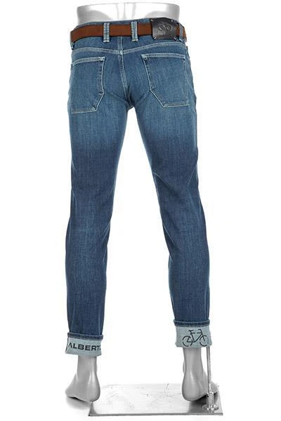 Brandneu 👍 Alberto Bike Slim Fit Speed Stretch 67592565/880 Jeans Bike, Baumwoll-Stretch 12oz, Blau, Dunkelblau 🔔 4 Brandneu 👍 Alberto Bike Slim Fit Speed Stretch 67592565/880 Jeans Bike, Baumwoll-Stretch 12oz, Blau, Dunkelblau 🔔 – Bild 4