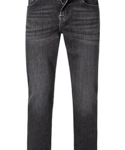 Billig ✔️ 7 for all mankind 🌟 Jeans Slimmy schwarz JSMSR730WA Baumwoll-Stretch 😀 -Jeans Verkaufsgeschäft 358463 norm