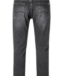 Billig ✔️ 7 for all mankind 🌟 Jeans Slimmy schwarz JSMSR730WA Baumwoll-Stretch 😀 -Jeans Verkaufsgeschäft 358463 norm2