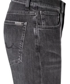 Billig ✔️ 7 for all mankind 🌟 Jeans Slimmy schwarz JSMSR730WA Baumwoll-Stretch 😀 -Jeans Verkaufsgeschäft 358463 norm3