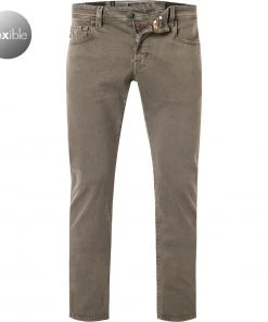 Auslauf ✨ tramarossa 21UB51407/MICHELANGELO SLIM/G125/0299 Jeans Michelangelo, Slim Fit, Baumwoll-Super Stretch, Khaki 🎉