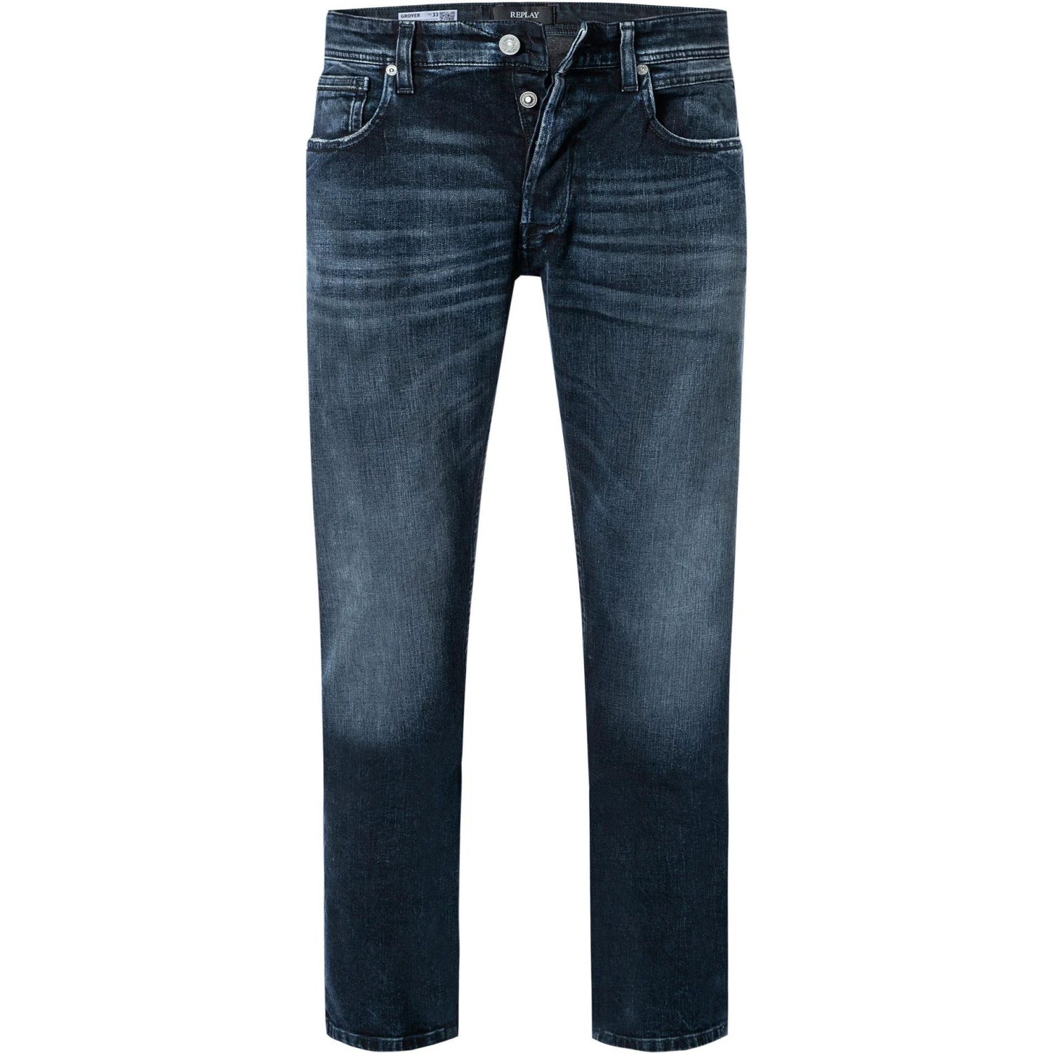 Bestes Angebot 🧨 Replay 👍 Jeans Grover MA972.000.573BB86/007 Straight Fit, Baumwoll-Stretch, Blau, Nachtblau ✔️ 1 Bestes Angebot 🧨 Replay 👍 Jeans Grover MA972.000.573BB86/007 Straight Fit, Baumwoll-Stretch, Blau, Nachtblau ✔️