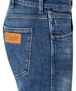 Coupon ✔️ Wrangler 🤩 Jeans Greensboro Hard Edge W15QJX246 Regular Straight, Baumwoll-Stretch 14,75oz, Denimblau ⭐ -Jeans Verkaufsgeschäft 361096 norm3