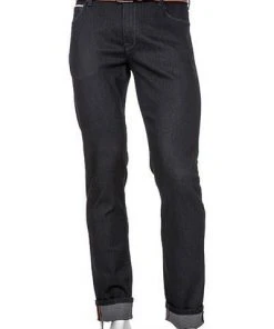 Auslauf 😀 Alberto Bike Alberto Regular Fit Bike-B 57182492/899 🔥 Jeans Bike, Baumwoll-Stretch wasserabweisend 10oz, Nachtblau, Navy ✔️