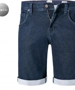 Schlussverkauf ✔️ MUSTANG Shorts 1010873/5000/880 Jeansshorts, Regular Fit, Baumwoll-Stretch, Blau, Dunkelblau ✨