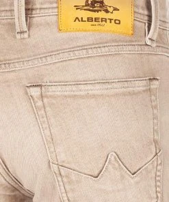 Auslauf 😀 Alberto Tapered Fit Slipe Organic 68371381/525 Jeans Slipe, Bio-Baumwoll-Stretch 11,5oz, Beige , Beige 🎁 -Jeans Verkaufsgeschäft 363814 norm6