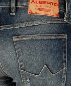 Besorgen ⌛ Alberto Tapered Fit Slipe Japan Denim 69491368/848 😍 Jeans Slipe, Baumwolle 11,5oz, Blau 🌟 -Jeans Verkaufsgeschäft 363815 norm6